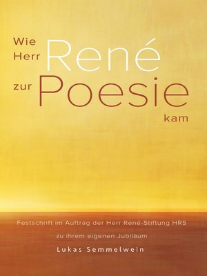 cover image of Wie Herr René zur Poesie kam
